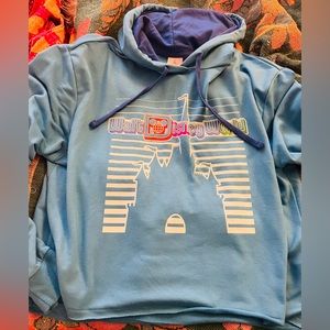 Walt Disney World cozy cropped hoodie sz lg